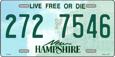 NH license plate 2727546
