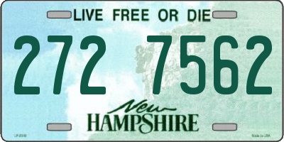 NH license plate 2727562