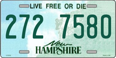 NH license plate 2727580