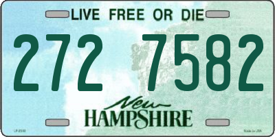 NH license plate 2727582