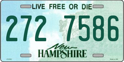 NH license plate 2727586