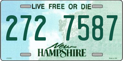 NH license plate 2727587