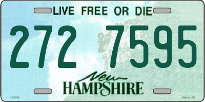 NH license plate 2727595