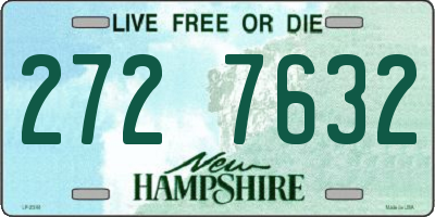 NH license plate 2727632