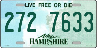 NH license plate 2727633