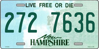 NH license plate 2727636
