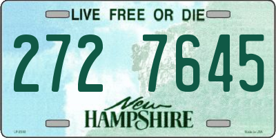 NH license plate 2727645