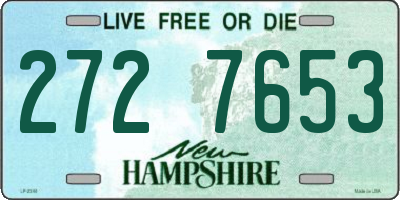 NH license plate 2727653