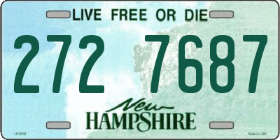 NH license plate 2727687
