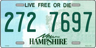 NH license plate 2727697
