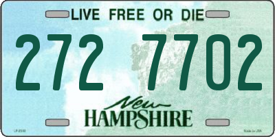 NH license plate 2727702