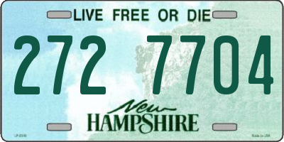 NH license plate 2727704
