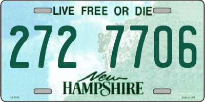 NH license plate 2727706