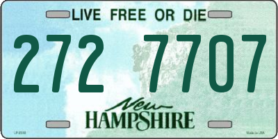 NH license plate 2727707