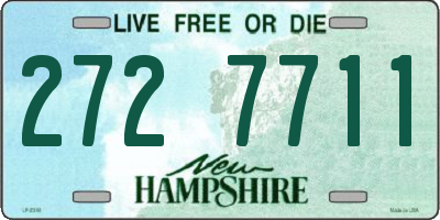 NH license plate 2727711