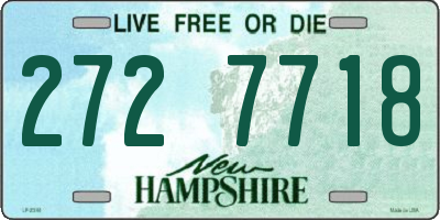 NH license plate 2727718