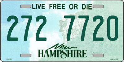 NH license plate 2727720