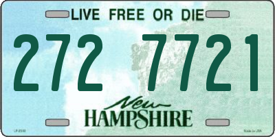 NH license plate 2727721