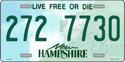 NH license plate 2727730