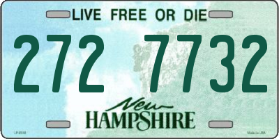 NH license plate 2727732