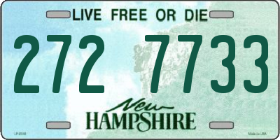NH license plate 2727733