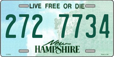 NH license plate 2727734