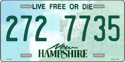 NH license plate 2727735