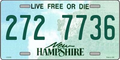 NH license plate 2727736