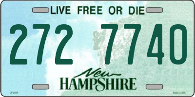 NH license plate 2727740
