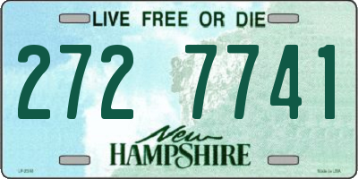 NH license plate 2727741