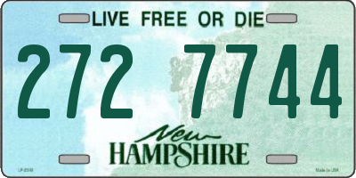 NH license plate 2727744