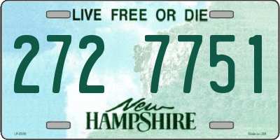 NH license plate 2727751