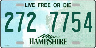 NH license plate 2727754