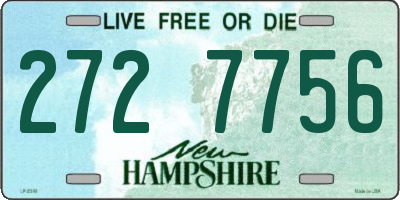 NH license plate 2727756