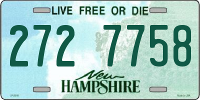 NH license plate 2727758