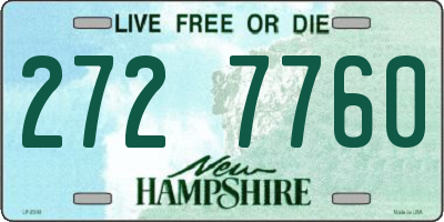 NH license plate 2727760