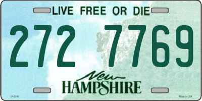 NH license plate 2727769