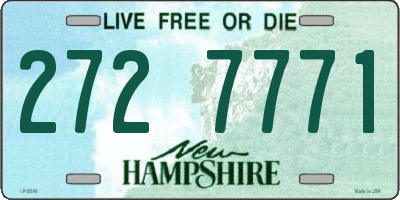 NH license plate 2727771