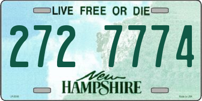 NH license plate 2727774