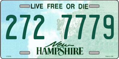NH license plate 2727779