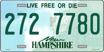 NH license plate 2727780