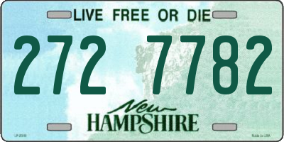 NH license plate 2727782