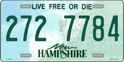 NH license plate 2727784
