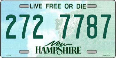 NH license plate 2727787