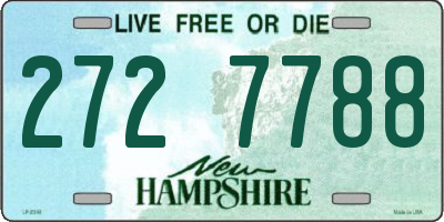 NH license plate 2727788