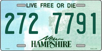 NH license plate 2727791