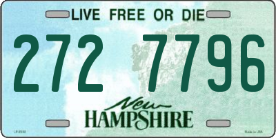 NH license plate 2727796