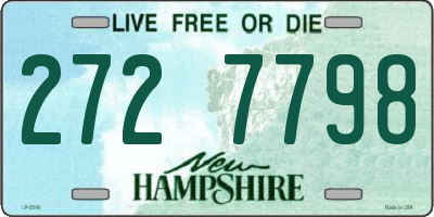 NH license plate 2727798