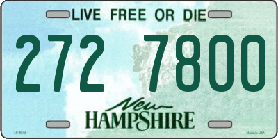NH license plate 2727800