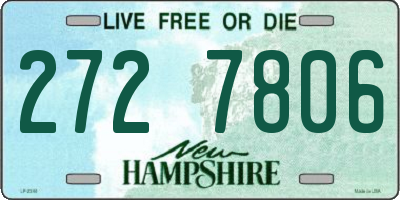 NH license plate 2727806